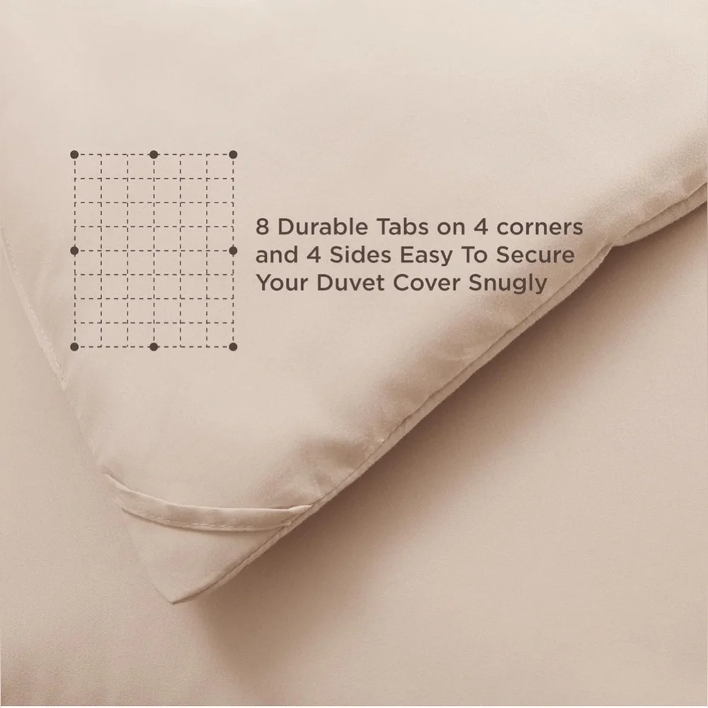 NEW Bedsure Beige Twin XL Comforter Duvet Insert – All Season - College Bedding